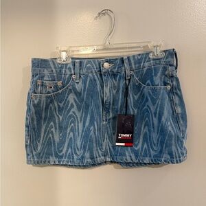 Tommy Hilfiger Blue Denim Skirt